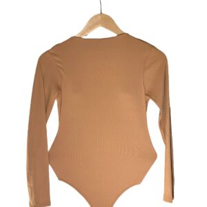 Body Canelado Manga Longa