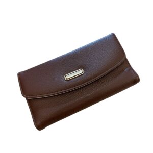 Carteira Longa Feminina Café Clássica