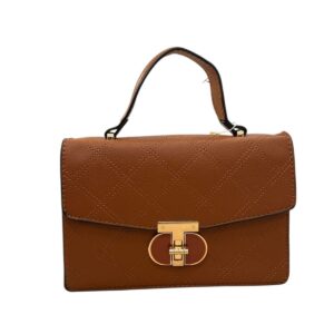 Bolsa Estruturada Camel Matelassê