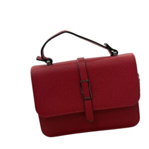 Bolsa Estruturada Vermelho Cereja