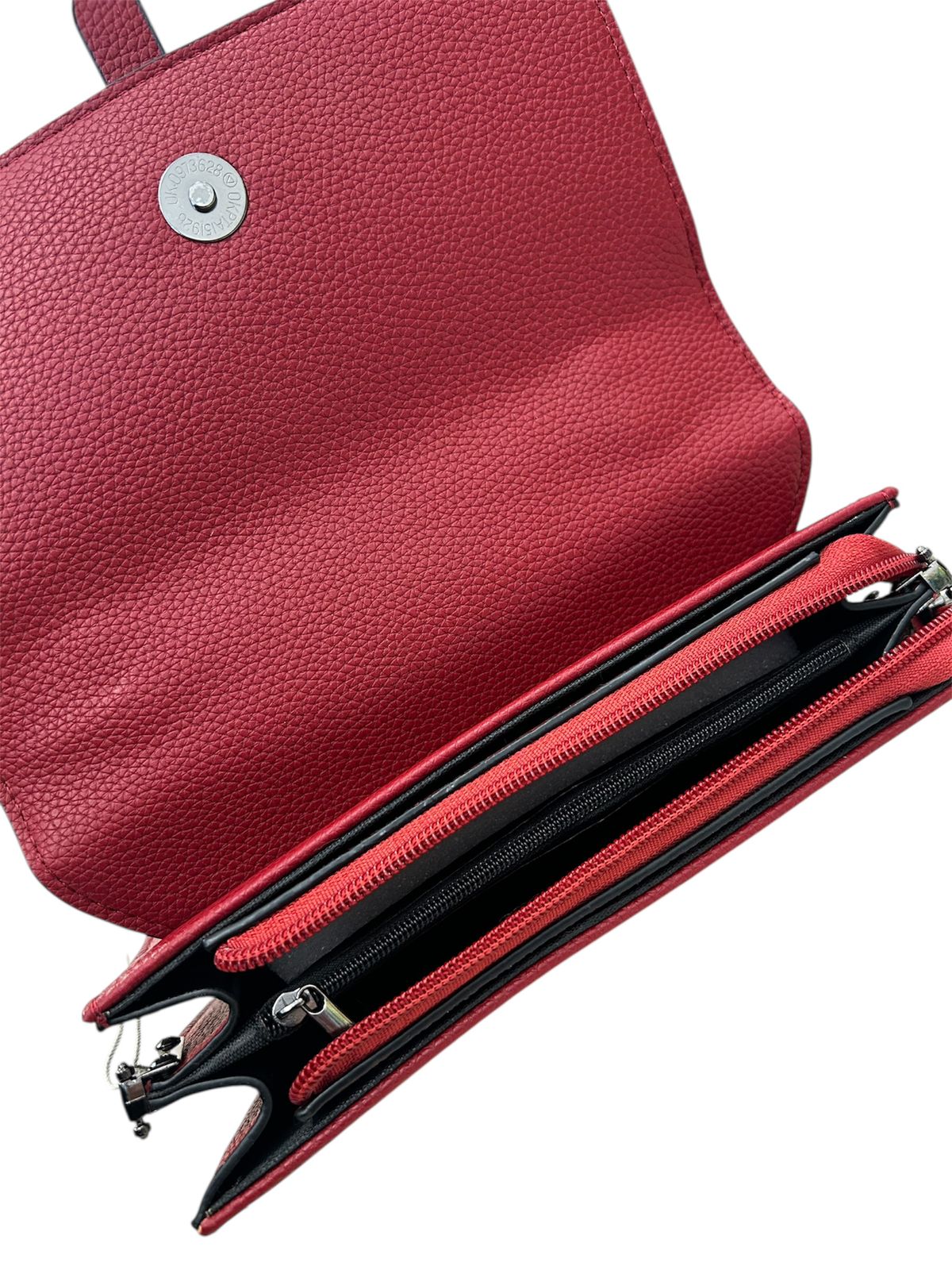 Bolsa Estruturada Vermelho Cereja - Imagem 3