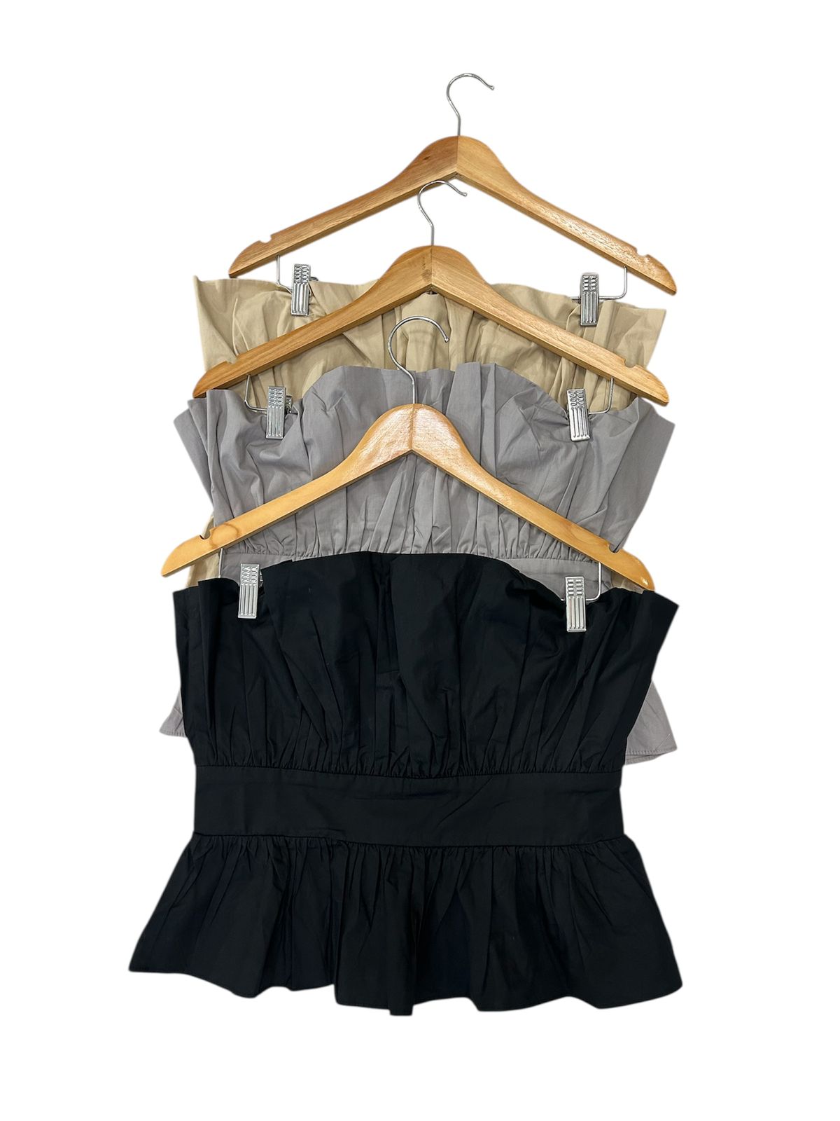 Top Cropped Tomara que Caia Peplum