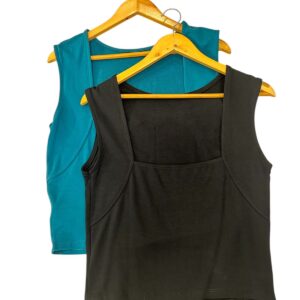 Top Cropped Square Neck