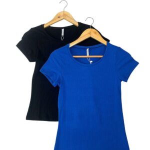 Camisetas em Malha Ribana