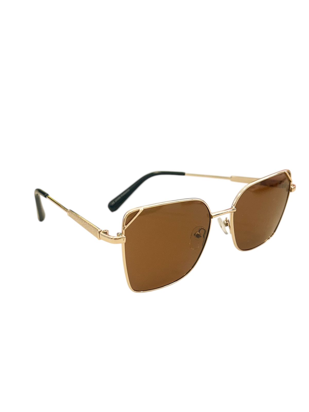 Óculos de Sol Retrô Dourado