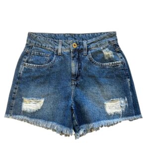 Shorts Jeans Destroyed Power | Tamanho 34