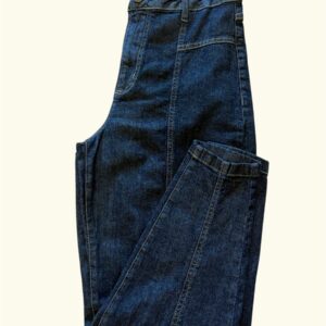 Calça Jeans Mom com Vinco