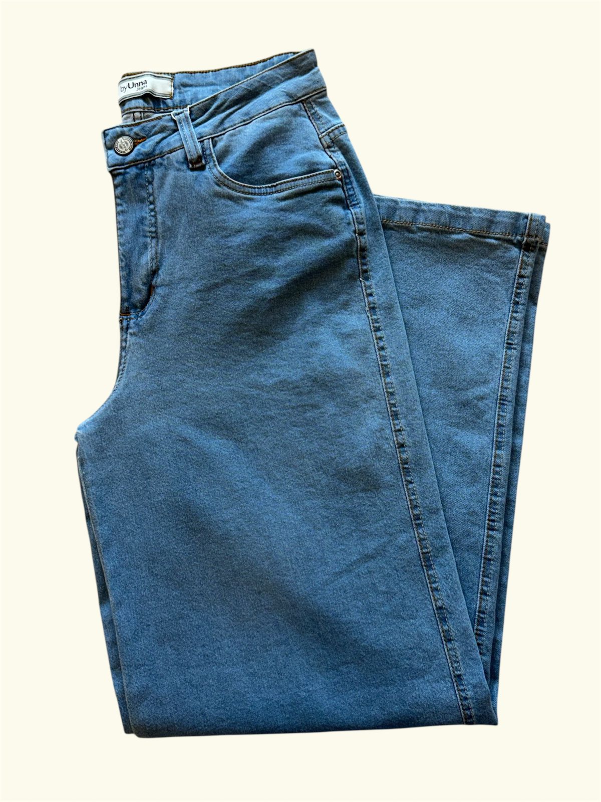 Calça Jeans Wide Leg 